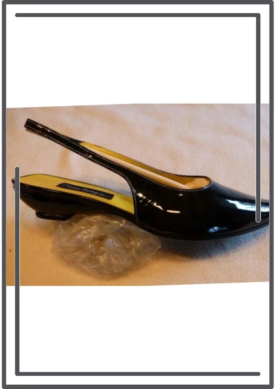 Lak leer zwarte schoenen maat 37/38 als nieuw elegant – photo 3